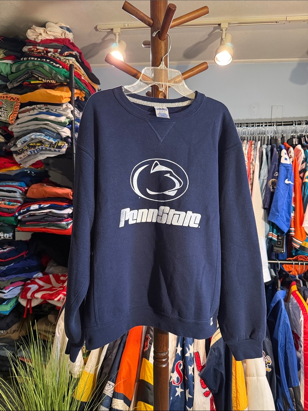 Penn State Navy Crewneck Sweatshirt - Vintage Russell